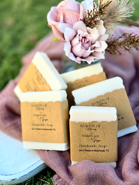 White Peach & Ginger Soap