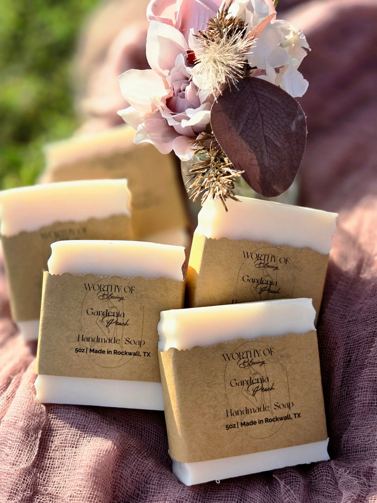 Gardenia & Peach Soap