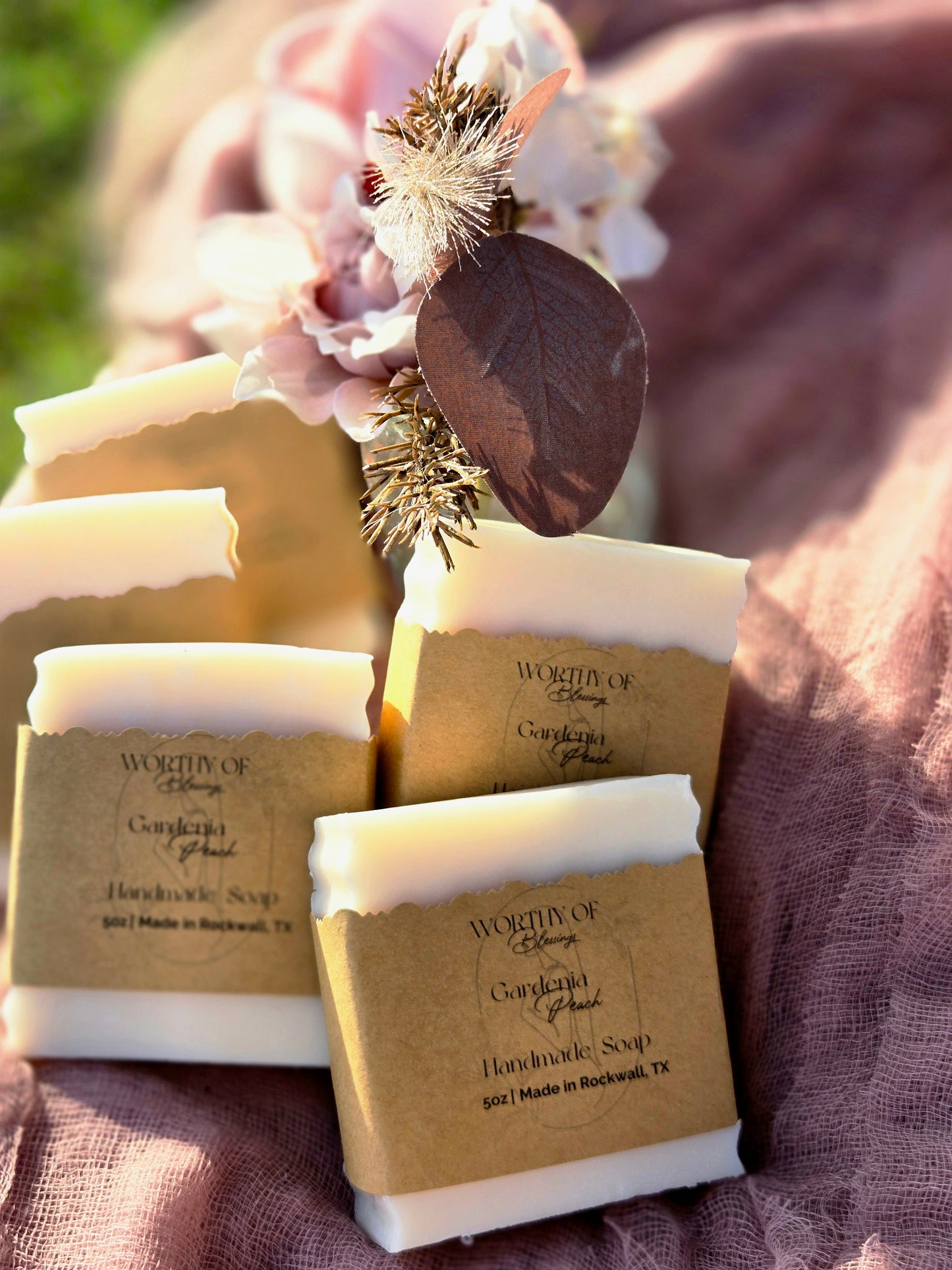 Gardenia & Peach Soap