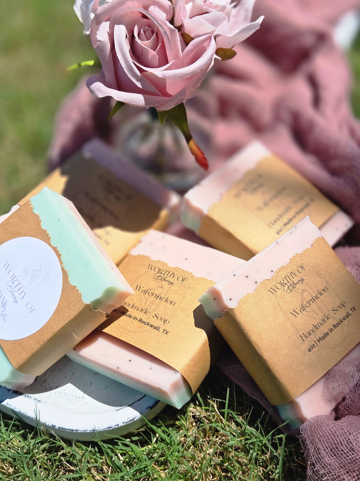 Watermelon Soap Bars