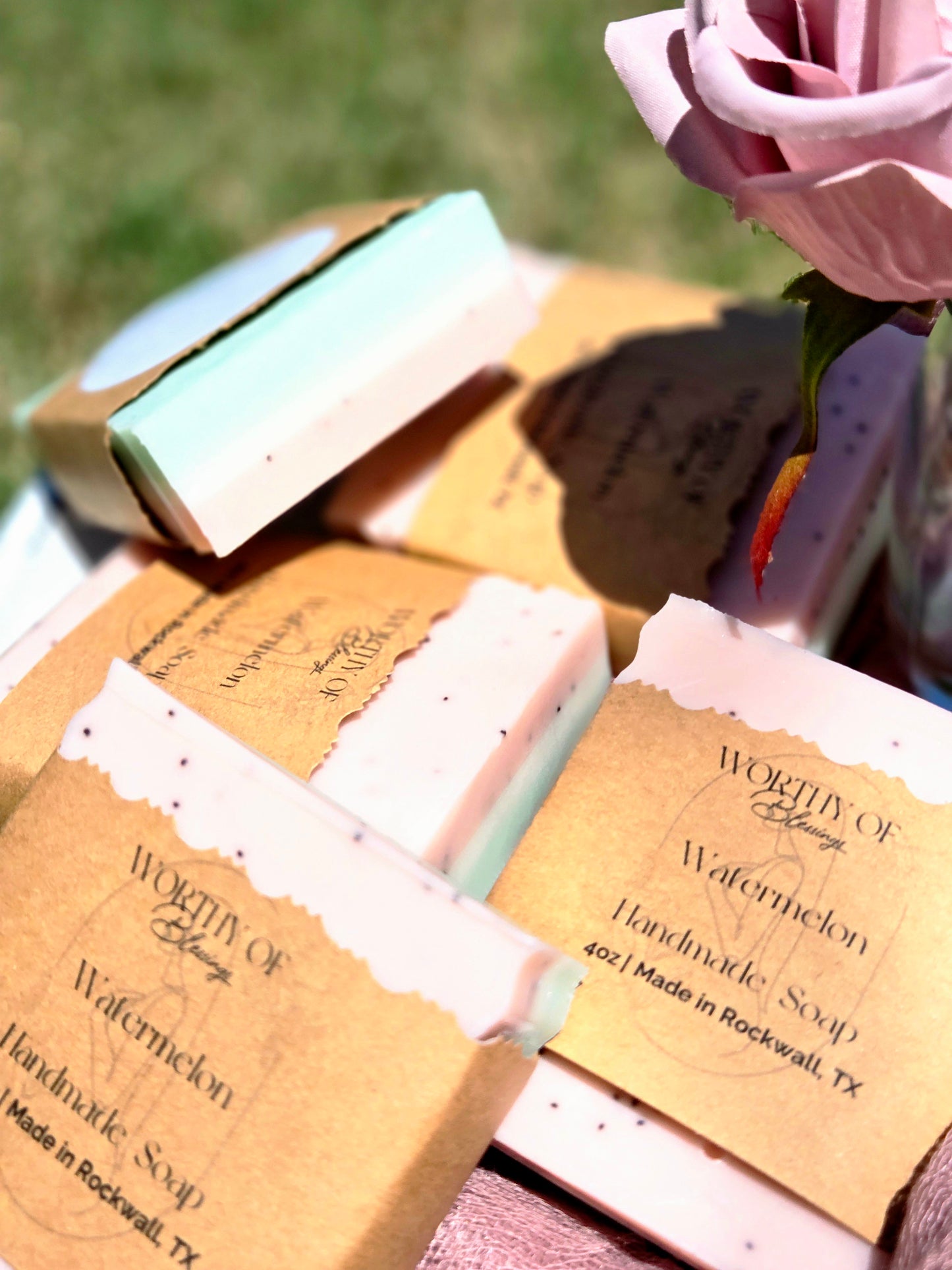 Watermelon Soap Bars