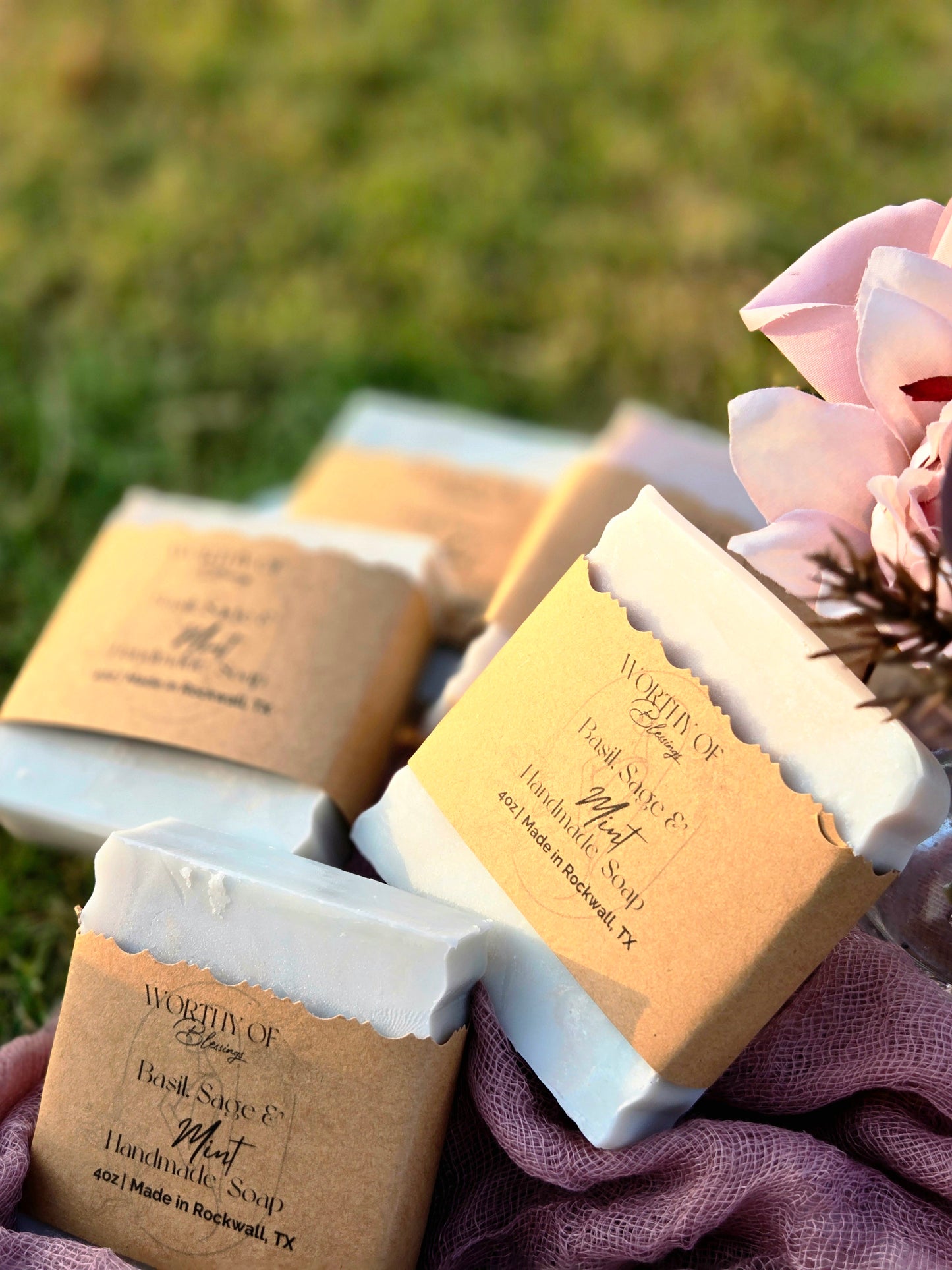 Basil, Sage & Mint Soap Bar