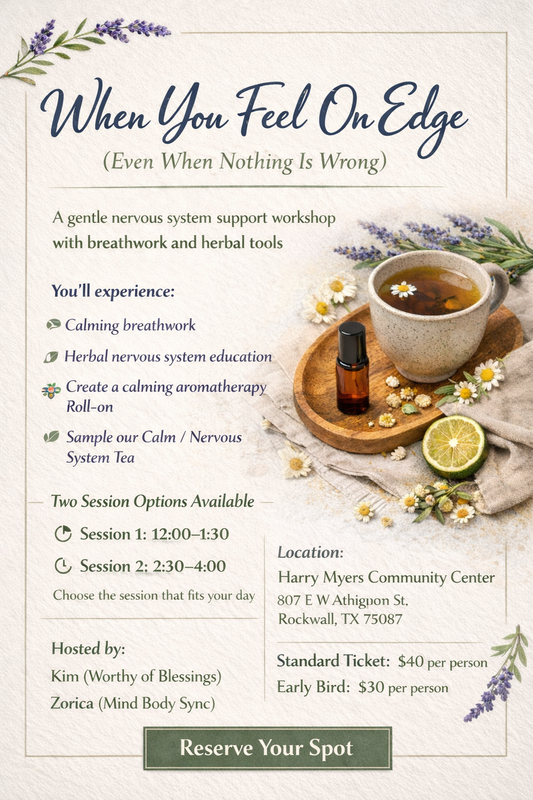 When You Feel On Edge – Session 1 (12:00–1:30)