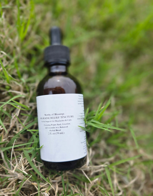 Migraine Relief Tincture – Natural Headache & Stress Support