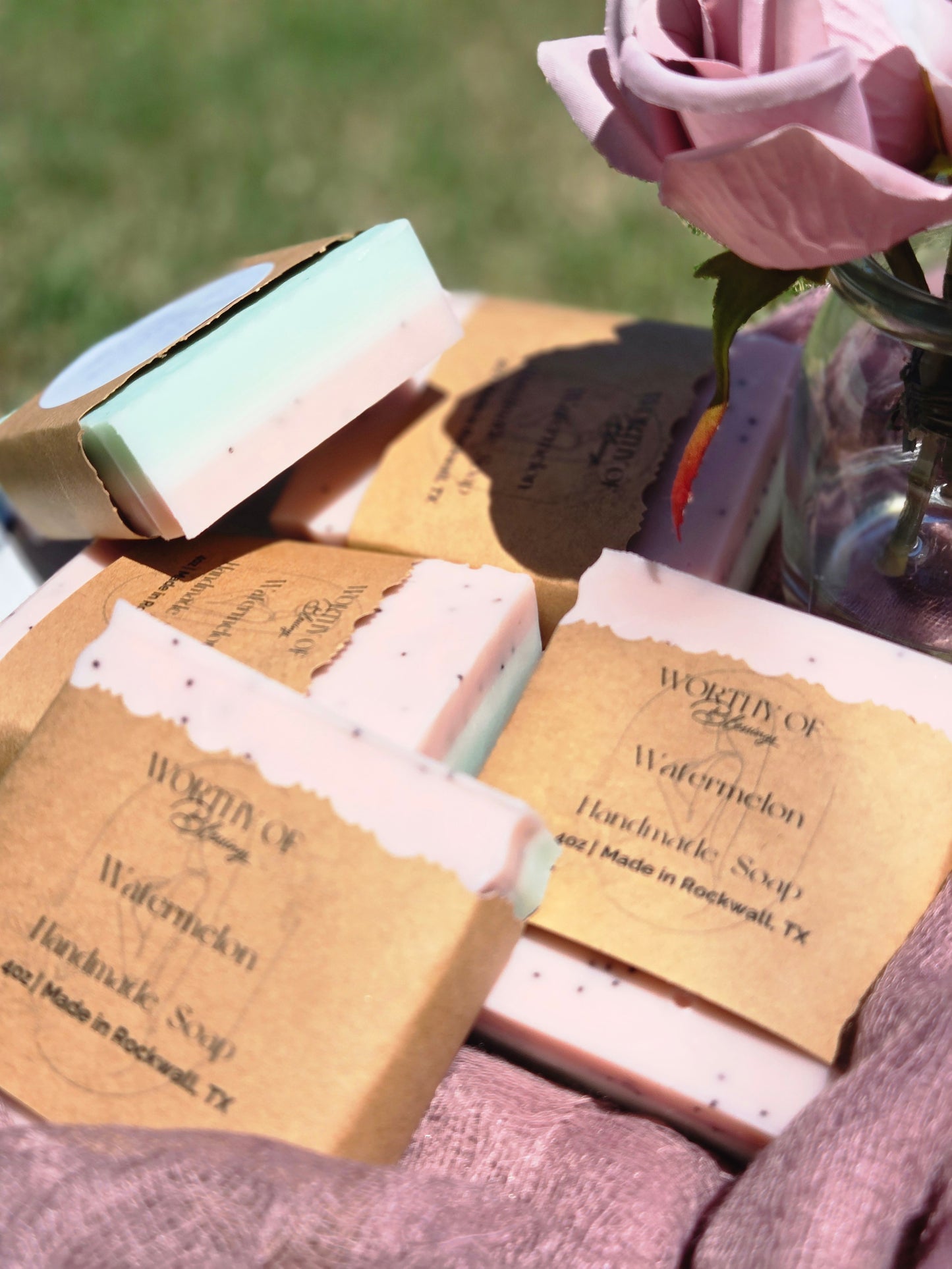 Watermelon Soap Bars